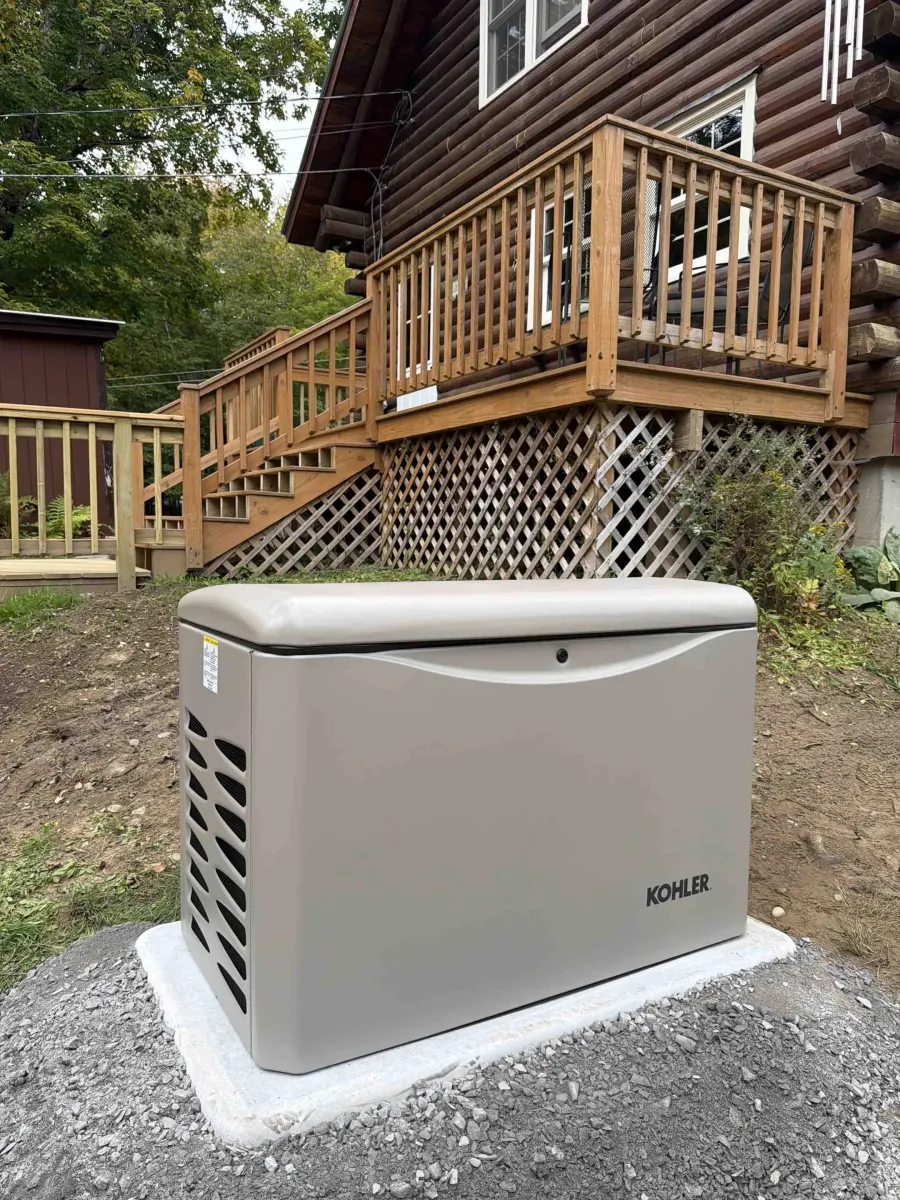 Step-by-step generator installation process in New Castle, ME